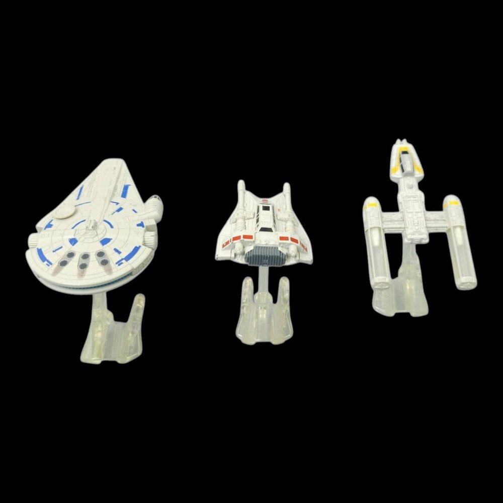 Hot Wheels Star Wars Millennium Falcon Rebel Snowspeeder Y Wing Diecast Replicas - Picture 6 of 12